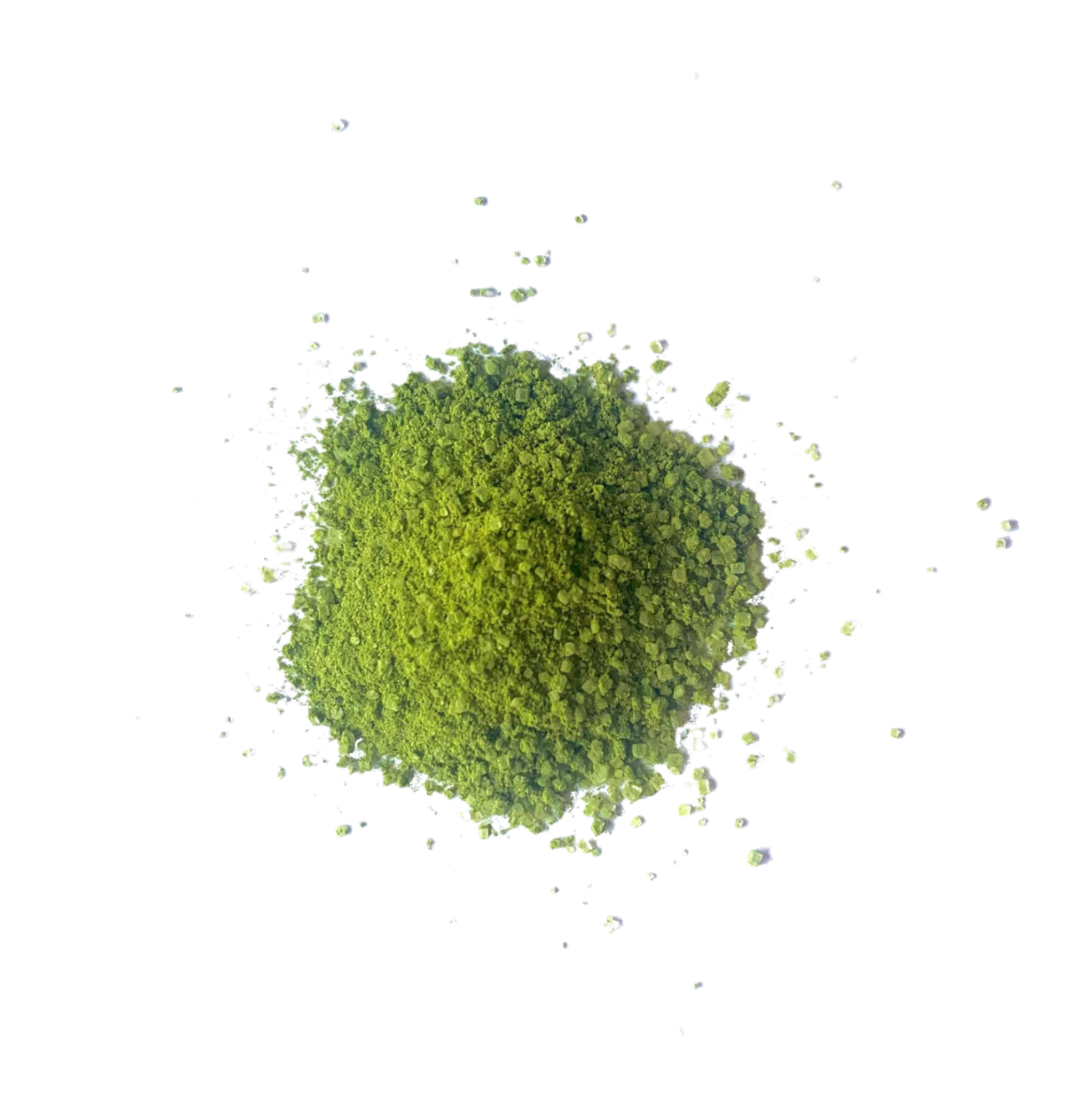 Matcha on white background