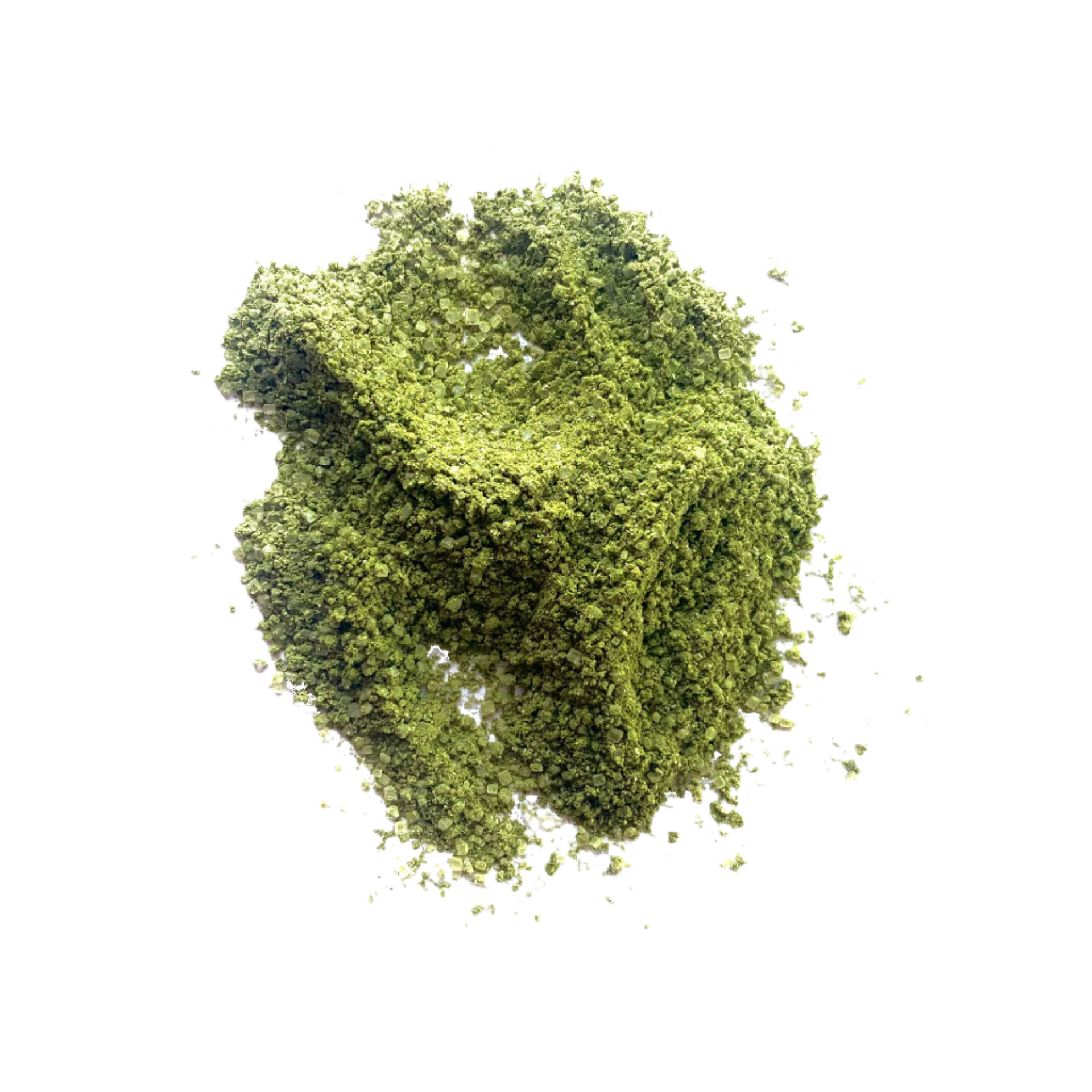 Matcha on white background