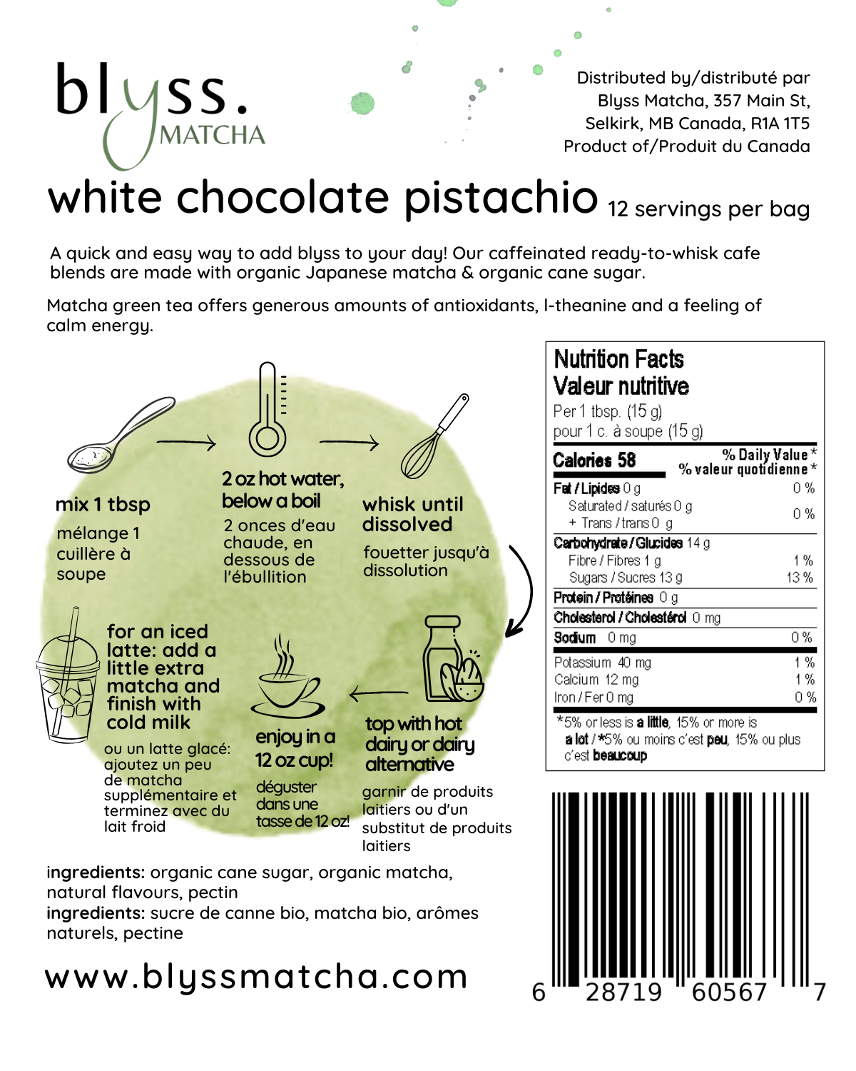White Chocolate Pistachio