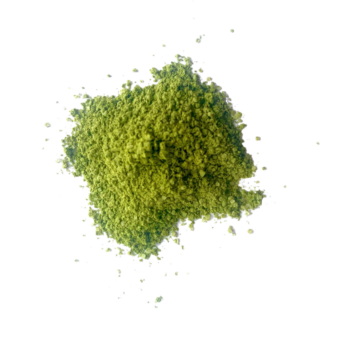 Matcha on white background