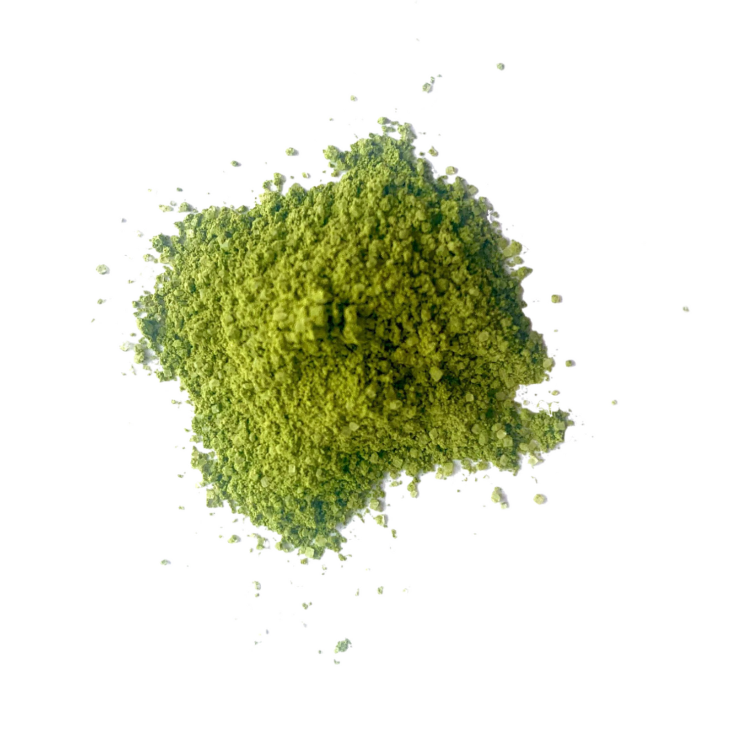 Matcha on white background