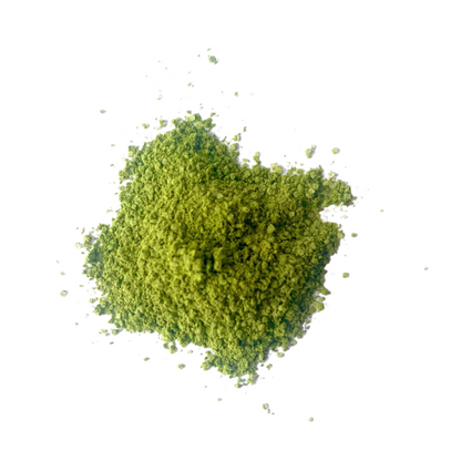 Matcha on white background