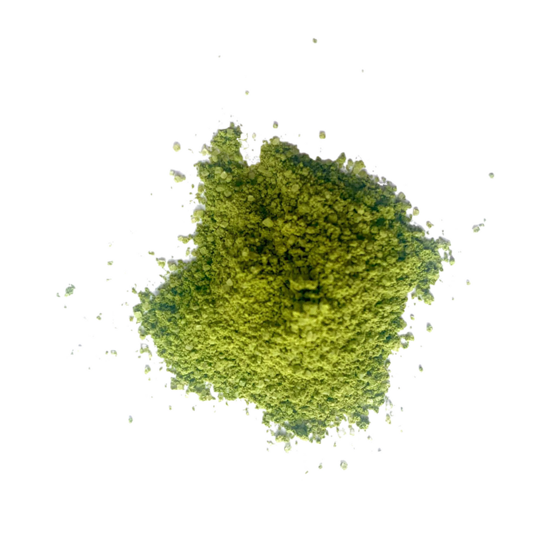 Matcha on white background