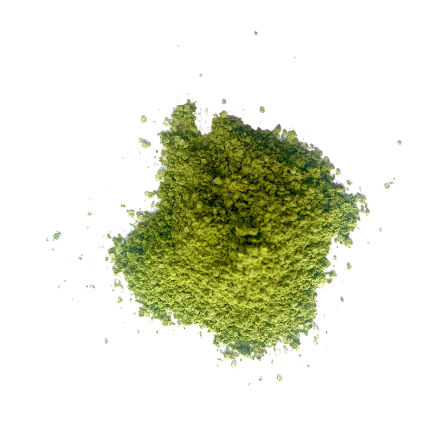 Matcha on white background