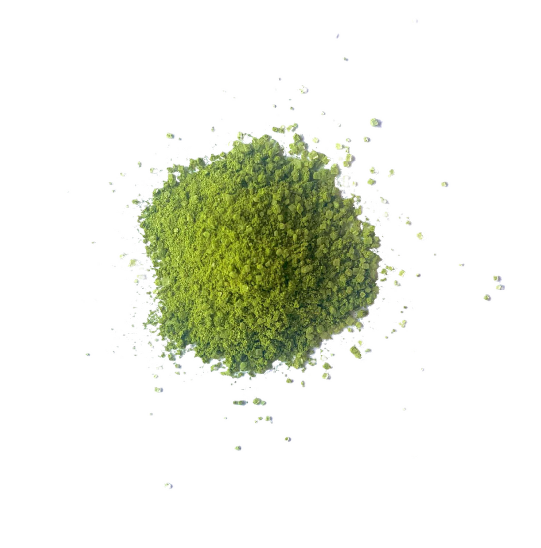 Matcha on white background