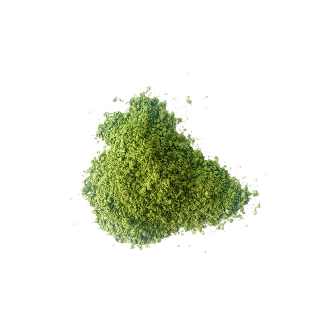 Matcha on white background
