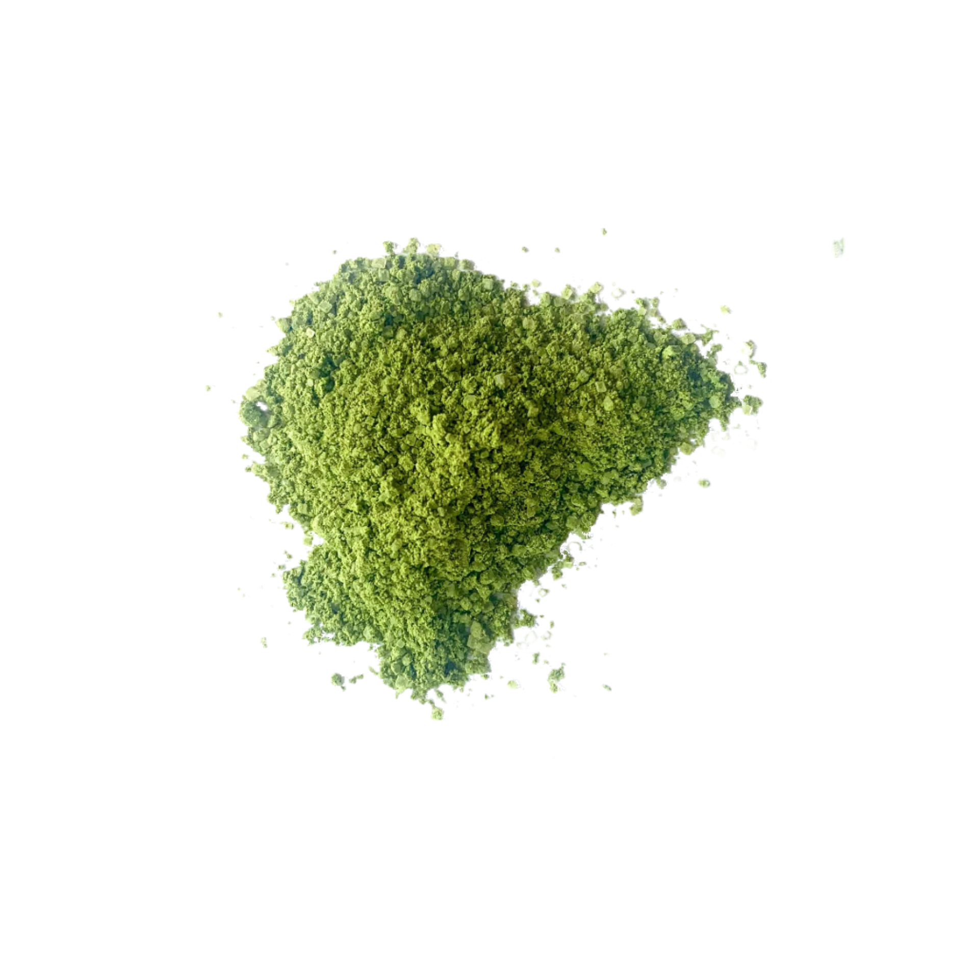 Matcha on white background