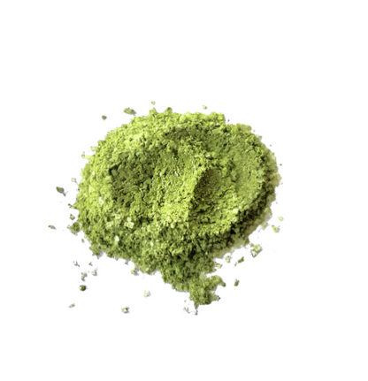 Matcha on white background