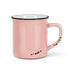Pink Enamel Look Mug