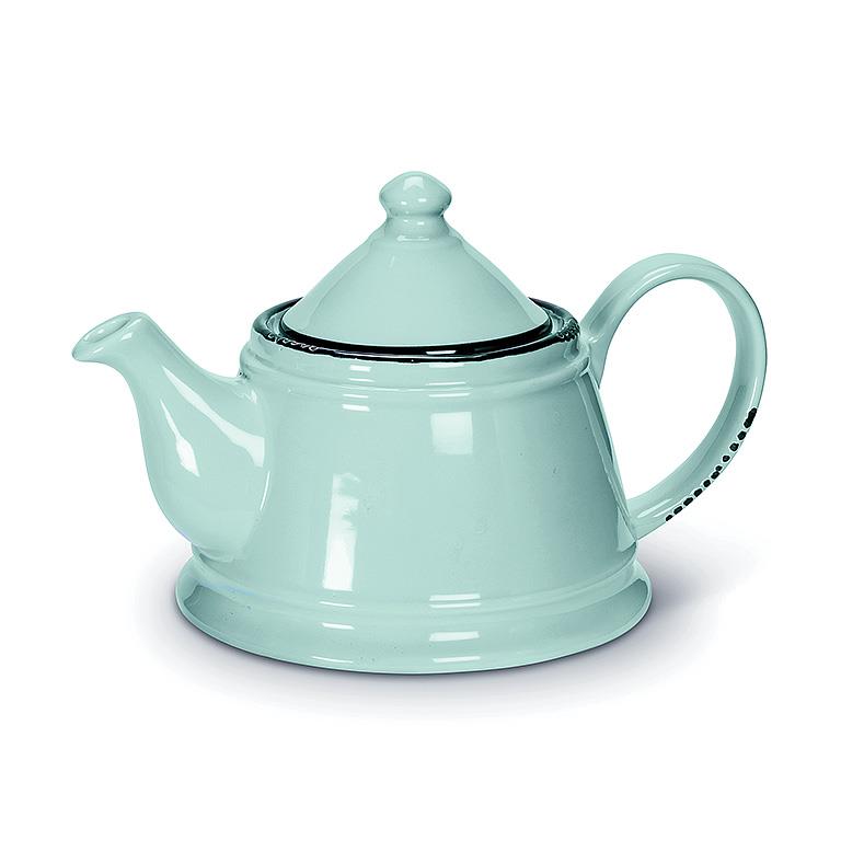 Enamel-Style Teapot
