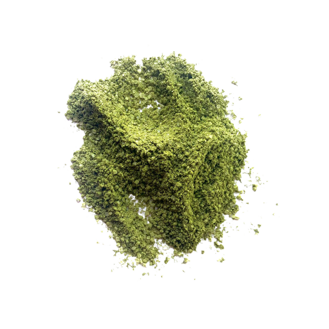 Matcha on white background