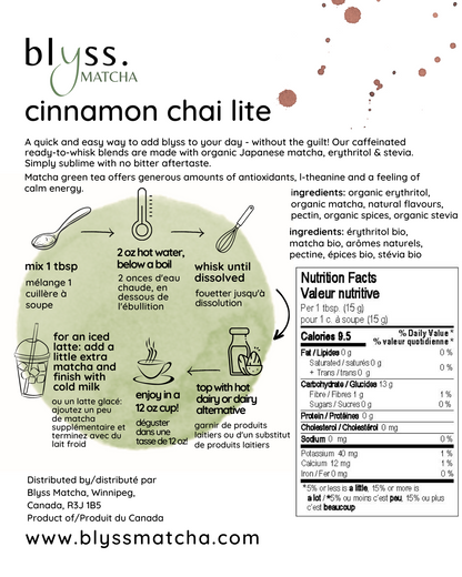 Cinnamon Chai Lite