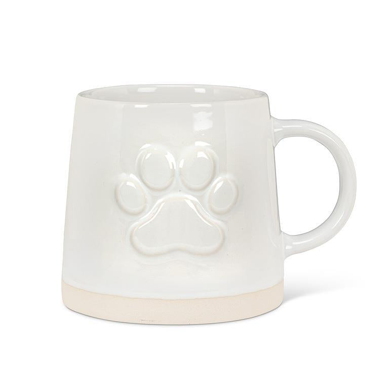 Wide Base Paw Print Mug