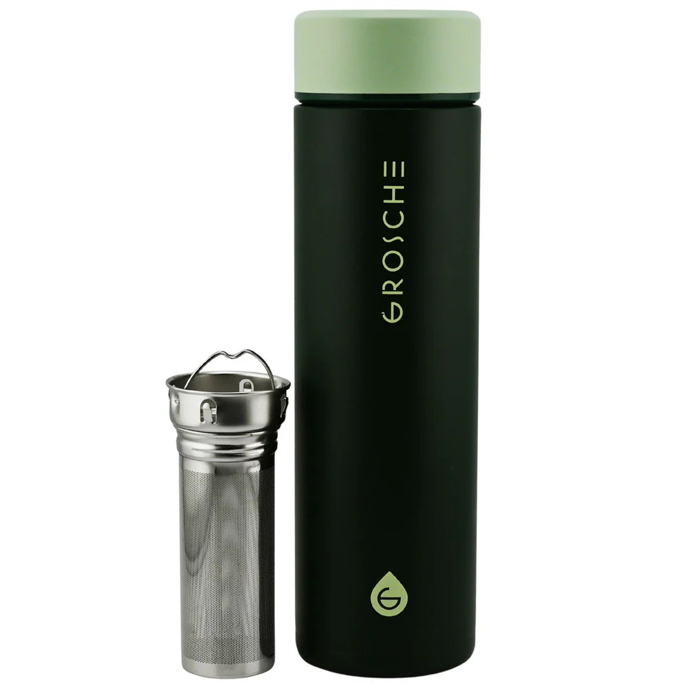 Grosche TORONTO Insulated Tea Infusion Flask - Forest Green