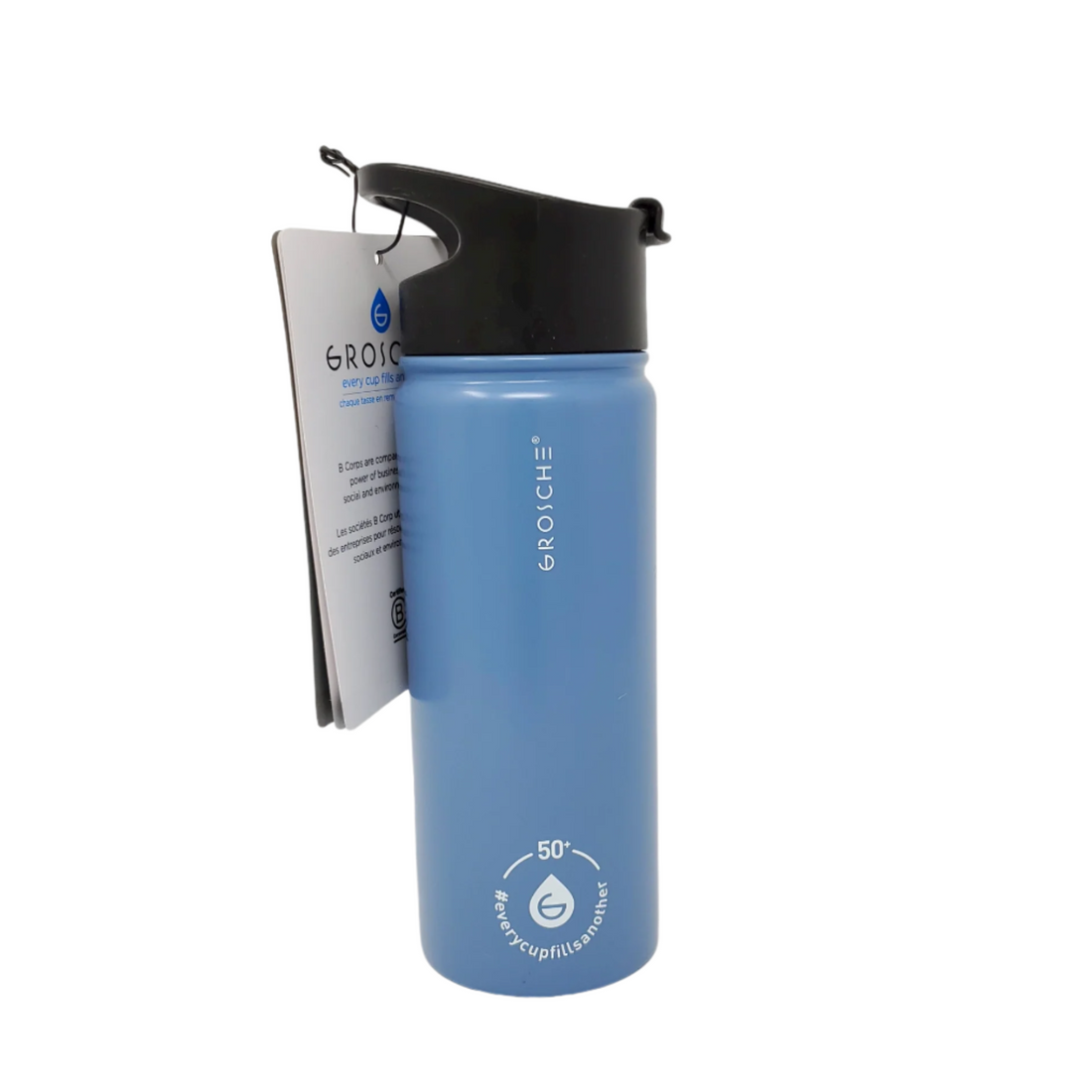 Grosche CHICAGO STEEL Insulated Tea Infusion Flask - Slate Blue