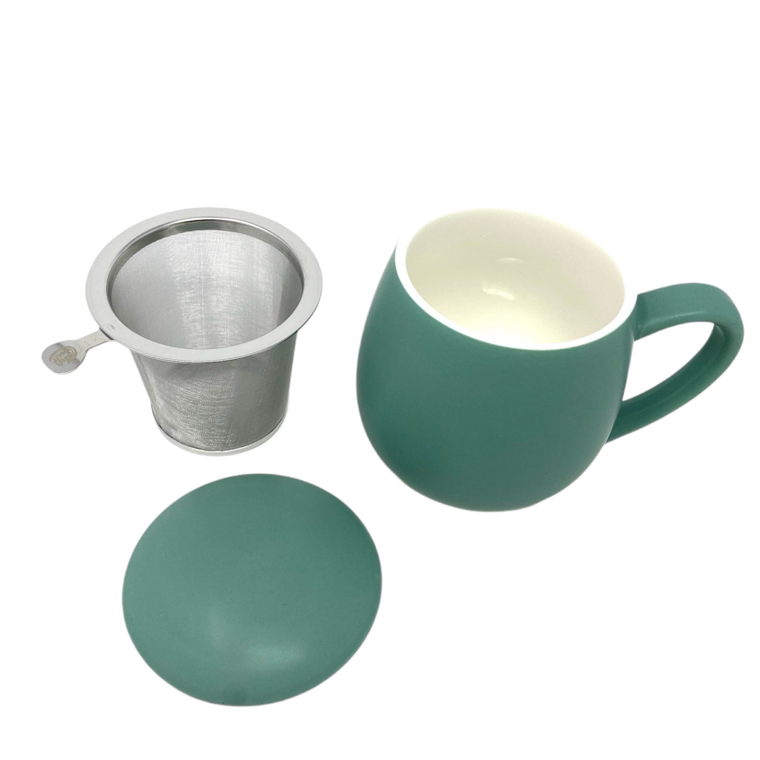 Matte Petrol Infuser Mug
